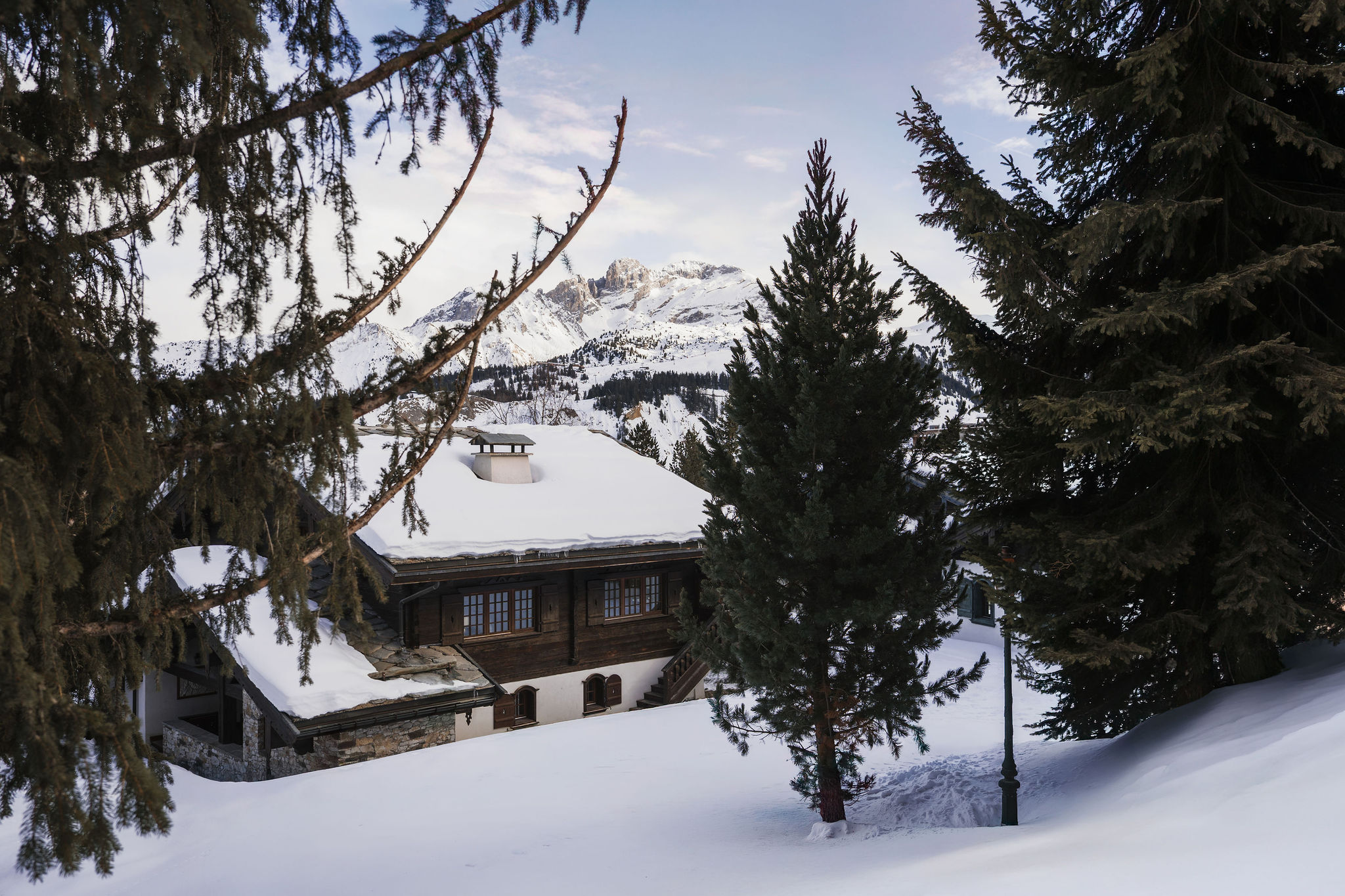 Chalet Pashmina From Bellecote slope