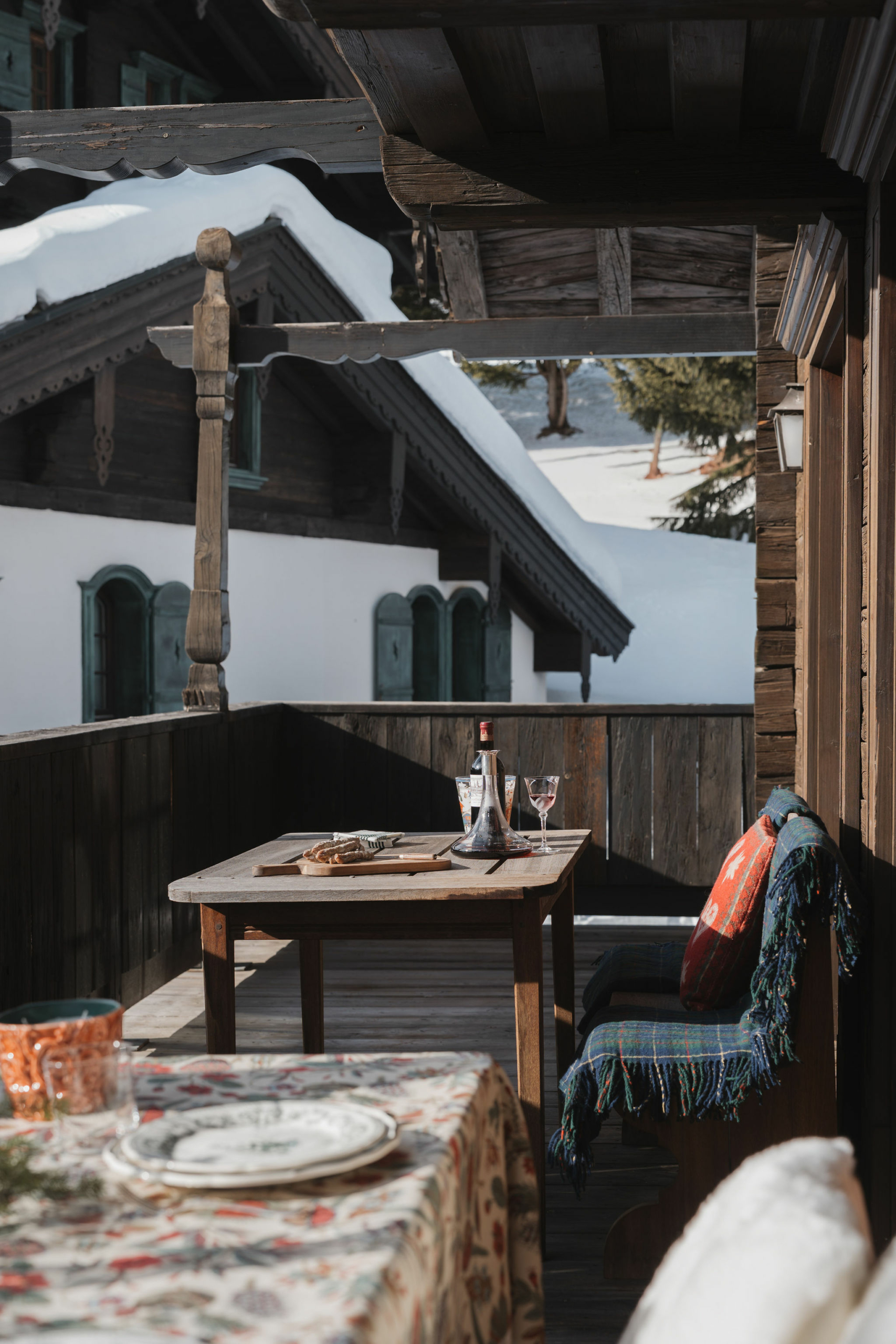 Chalet Pashmina terrace